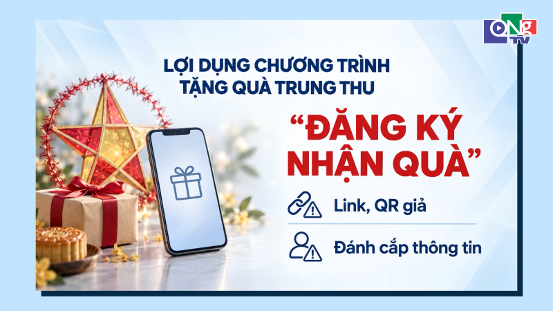 Lợi dụng chương tr&igrave;nh tặng qu&agrave; Trung thu 