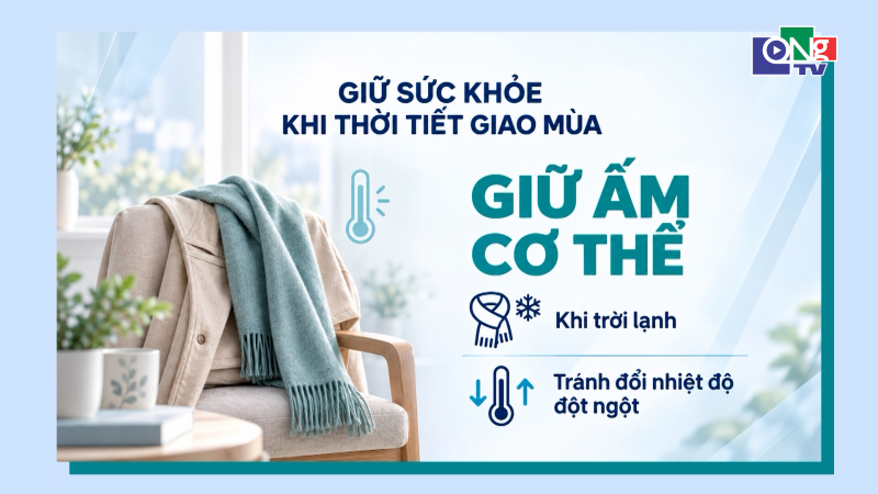 Giữ sức khỏe khi thời tiết giao m&ugrave;a