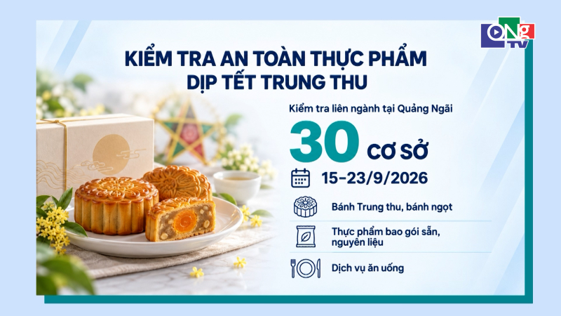 Kiểm tra an to&agrave;n thực phẩm dịp Tết Trung thu