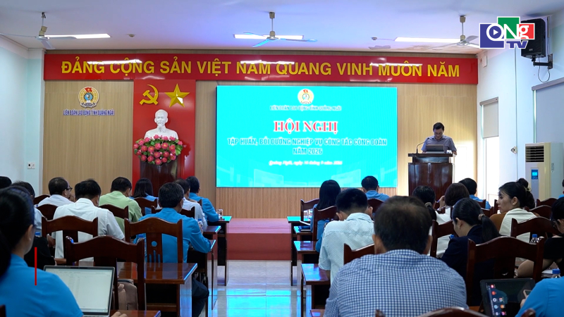 Tập huấn nghiệp vụ c&ocirc;ng đo&agrave;n năm 2026