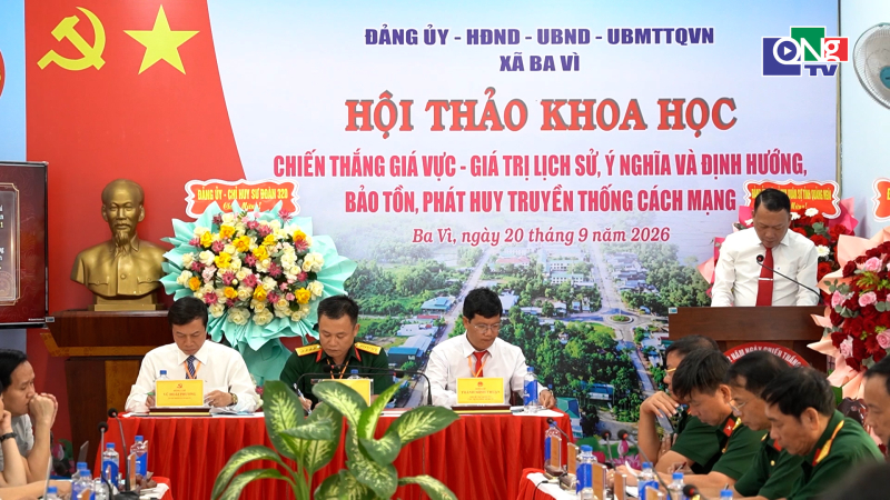 Hội thảo khoa học kỷ niệm 52 năm chiến thắng Gi&aacute; Vực