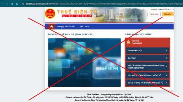 Cảnh b&aacute;o 3 website giả mạo, nguy cơ đ&aacute;nh cắp th&ocirc;ng tin người nộp thuế