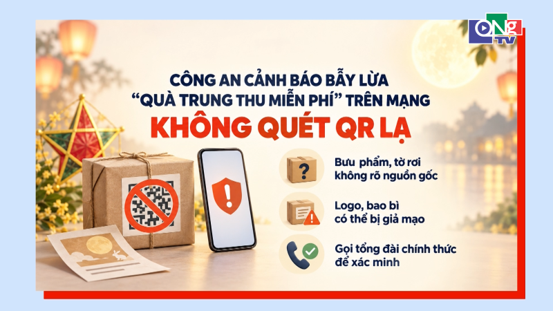C&ocirc;ng an cảnh b&aacute;o bẫy lừa '&rdquo;qu&agrave; trung thu miễn ph&iacute;&rdquo; tr&ecirc;n mạng