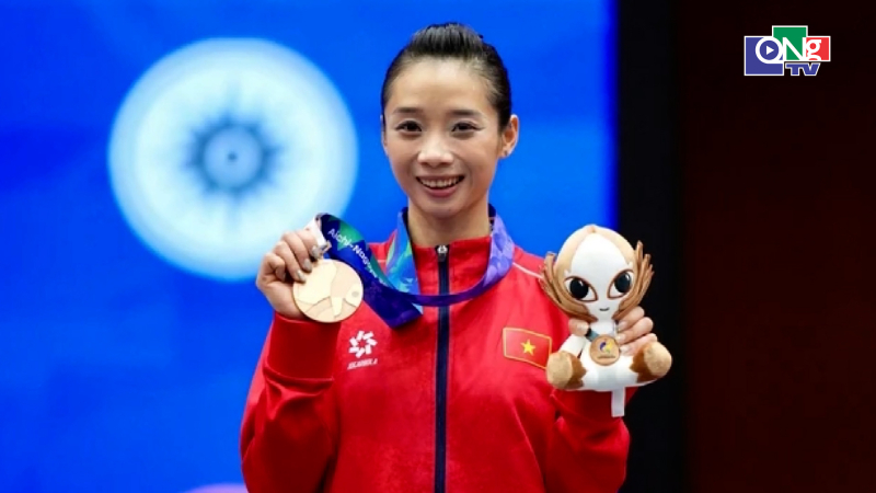 Dương Th&uacute;y Vi gi&agrave;nh huy chương đồng, mở h&agrave;ng huy chương cho Wushu Việt Nam tại ASIAD 20