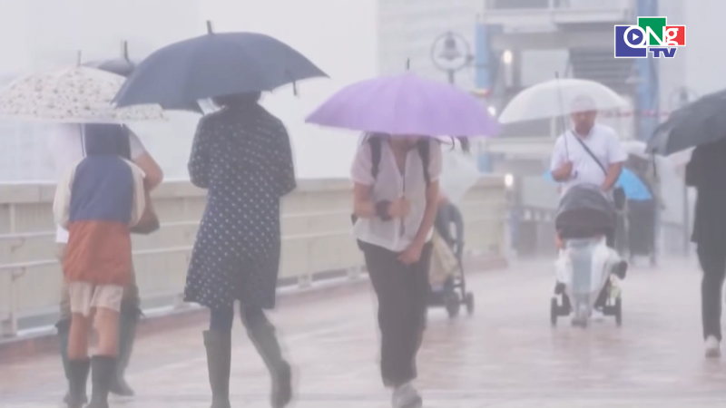 B&atilde;o Dujuan g&acirc;y mưa lũ kỷ lục tại Nhật Bản 