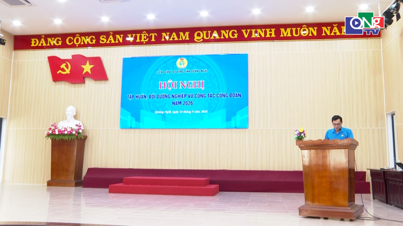 Tập huấn nghiệp vụ c&ocirc;ng đo&agrave;n năm 2026