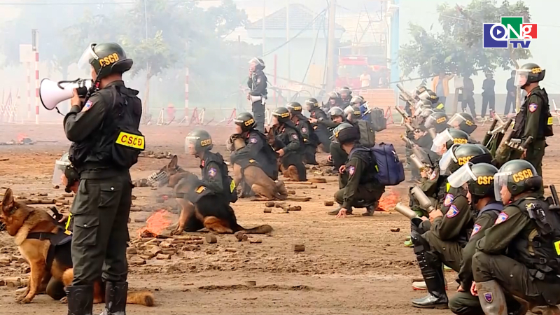 Chiến sĩ "bốn ch&acirc;n&rdquo; xuất k&iacute;ch diễn tập tại T&acirc;y Nguy&ecirc;n