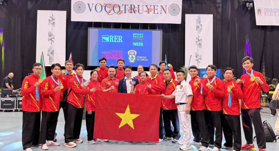 Việt Nam nhất toàn đoàn Giải vô địch thế giới võ cổ truyền.