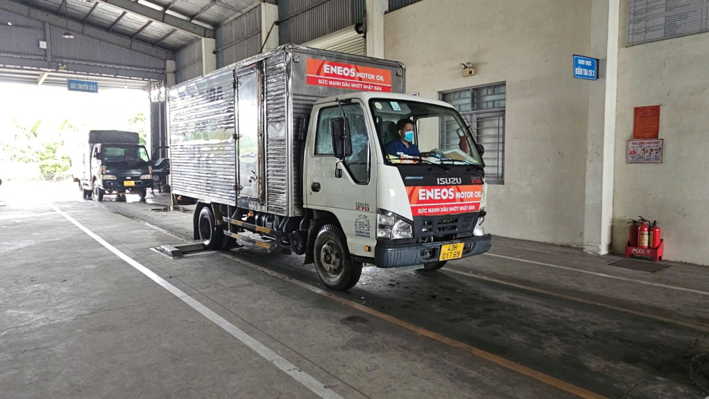 Ảnh chụp trực tiếp tại Trung tâm đăng kiểm 76-04D