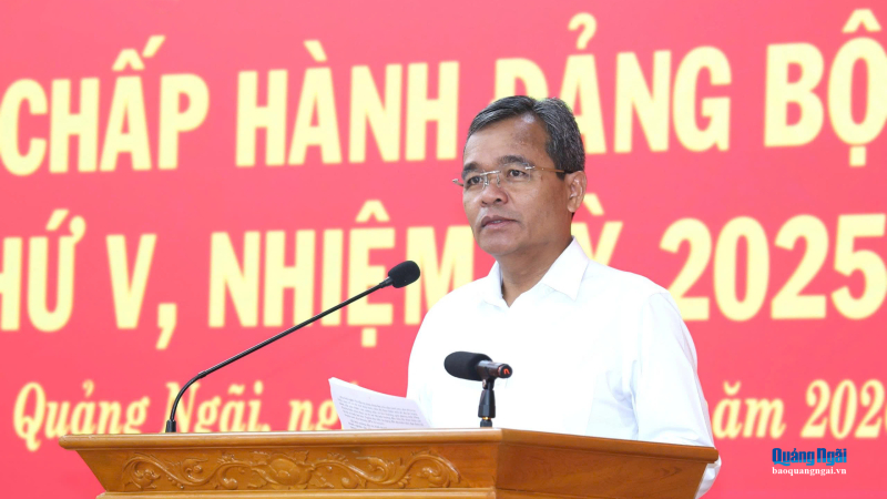Khai mạc Hội nghị Ban Chấp h&agrave;nh Đảng bộ tỉnh lần thứ V