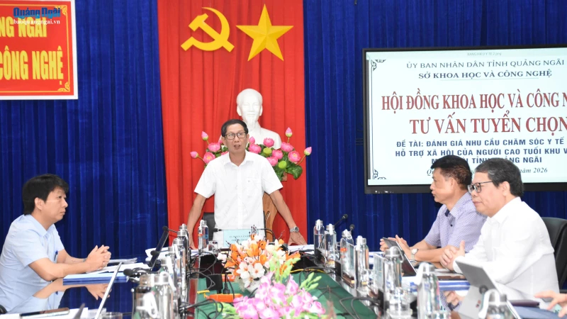 Đ&aacute;nh gi&aacute; đề t&agrave;i khoa học về nhu cầu chăm s&oacute;c y tế của người cao tuổi