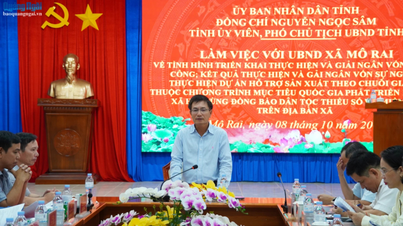 Đẩy mạnh ph&aacute;t triển sản xuất, tạo việc l&agrave;m cho người d&acirc;n x&atilde; M&ocirc; Rai