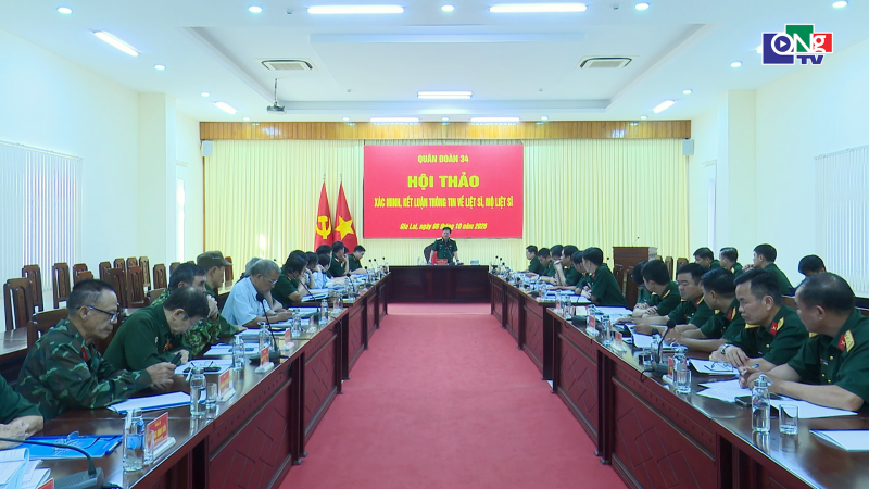 Qu&acirc;n đo&agrave;n 34 x&aacute;c minh th&ocirc;ng tin về liệt sĩ, mộ liệt sĩ