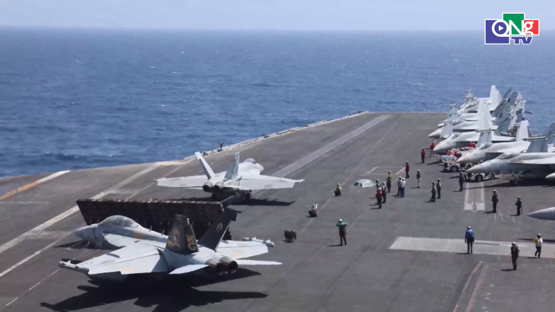 T&agrave;u s&acirc;n bay USS Abraham Lincoln trở về Mỹ 