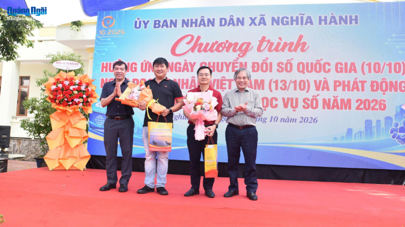 X&atilde; Nghĩa H&agrave;nh tổ chức chương tr&igrave;nh "C&agrave; ph&ecirc; số"
