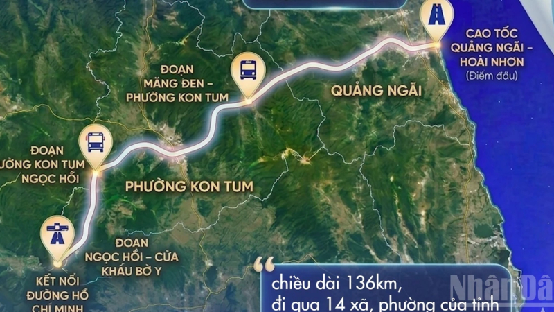 Cao tốc Quảng Ng&atilde;i - Kon Tum mở kh&ocirc;ng gian ph&aacute;t triển mới