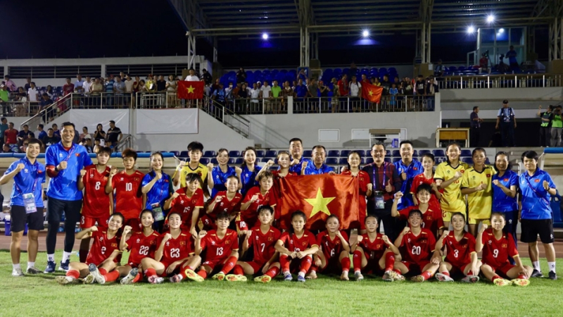 U17 nữ Việt Nam gi&agrave;nh quyền v&agrave;o v&ograve;ng chung kết U17 nữ ch&acirc;u &Aacute;