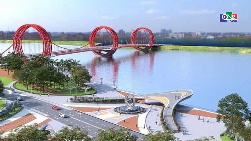 Cầu tr&agrave; kh&uacute;c 1 mới - Điểm nhấn đ&ocirc;i bờ s&ocirc;ng Tr&agrave; Kh&uacute;c