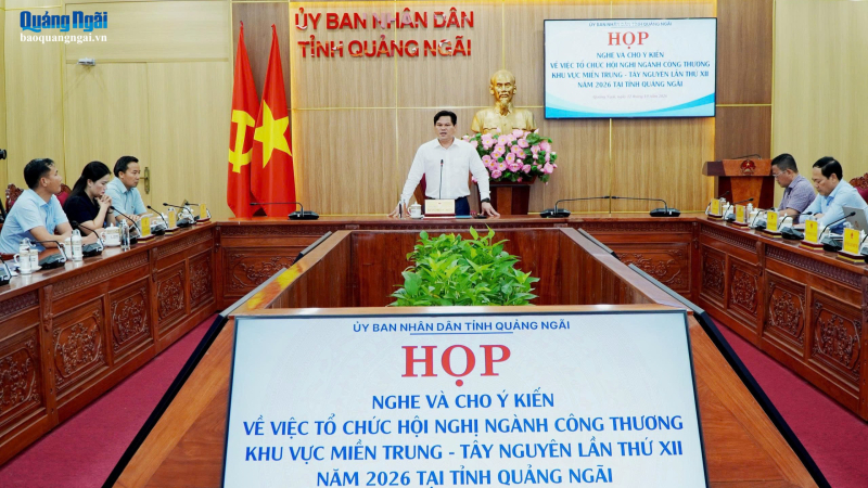 Sớm ho&agrave;n thiện kế hoạch đăng cai Hội nghị ng&agrave;nh C&ocirc;ng Thương năm 2026