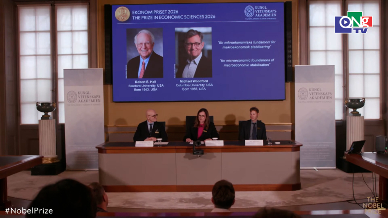 Giải Nobel Kinh tế 2026 vinh danh hai nh&agrave; kinh tế học người Mỹ 