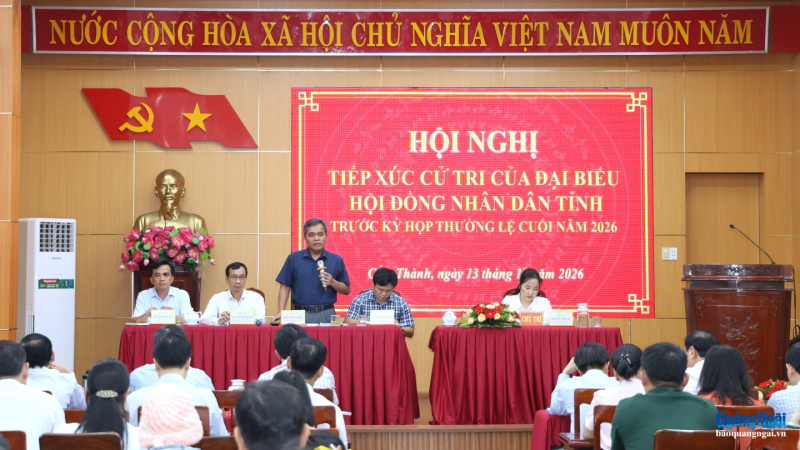 Quan t&acirc;m giải quyết kịp thời c&aacute;c kiến nghị ch&iacute;nh đ&aacute;ng của cử tri