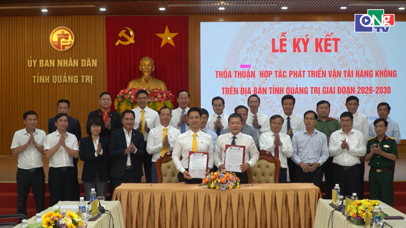 Quảng Trị k&yacute; kết hợp t&aacute;c với 3 h&atilde;ng h&agrave;ng kh&ocirc;ng
