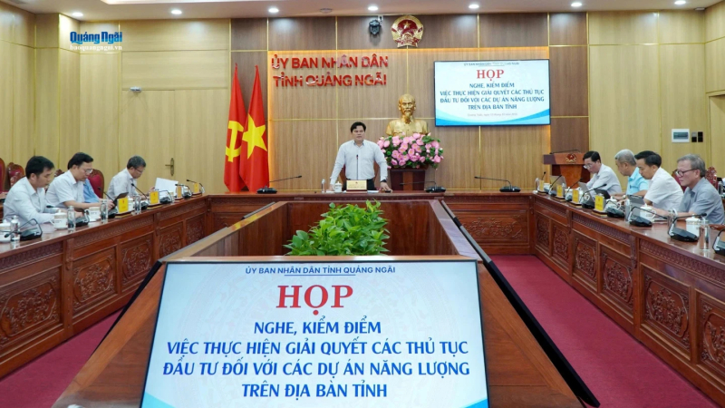 Đ&ocirc;n đốc tiến độ thủ tục đầu tư c&aacute;c dự &aacute;n năng lượng