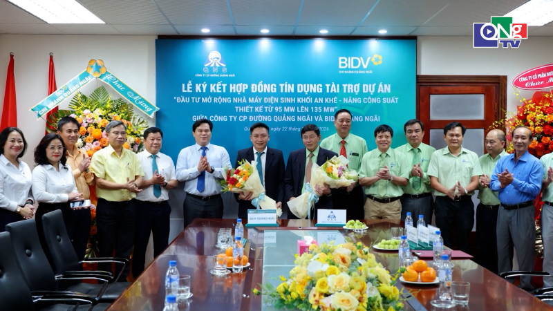 K&yacute; kết hợp đồng t&iacute;n dụng mở rộng Nh&agrave; m&aacute;y Điện sinh khối An Kh&ecirc;