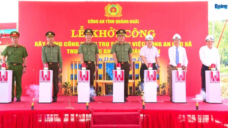 Khởi c&ocirc;ng x&acirc;y dựng trụ sở C&ocirc;ng an x&atilde; Ba V&igrave;