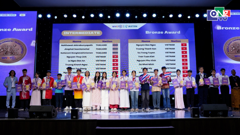 Vinh danh 225 th&iacute; sinh xuất sắc tại Olympic T&agrave;i năng H&oacute;a học Trẻ Thế giới 2026