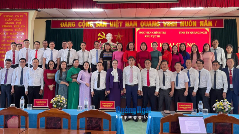 Khai giảng 2 lớp Cao cấp l&yacute; luận ch&iacute;nh trị, kh&oacute;a 2026 - 2028