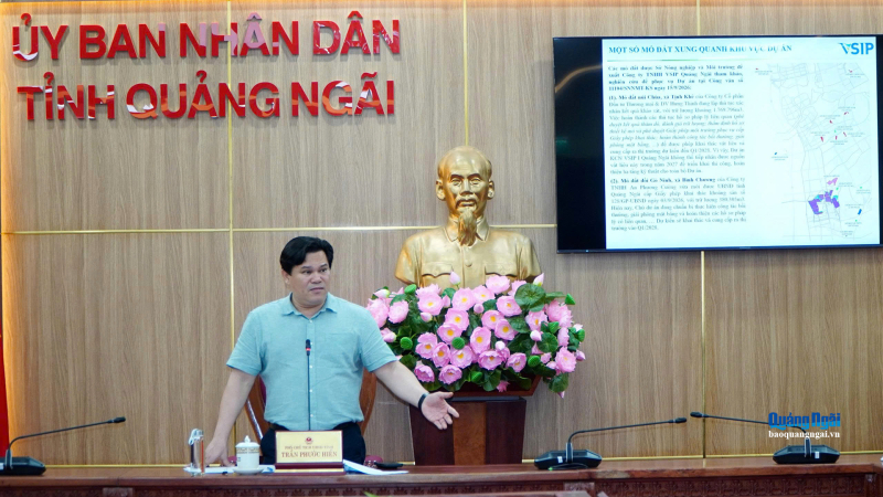 Đảm bảo nguồn đất san lấp cho dự &aacute;n VSIP Quảng Ng&atilde;i