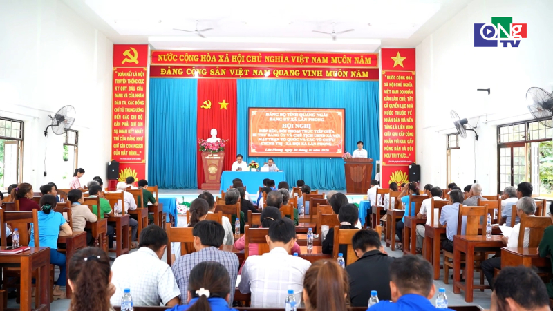 X&atilde; L&acirc;n Phong đối thoại, th&aacute;o gỡ kh&oacute; khăn từ cơ sở